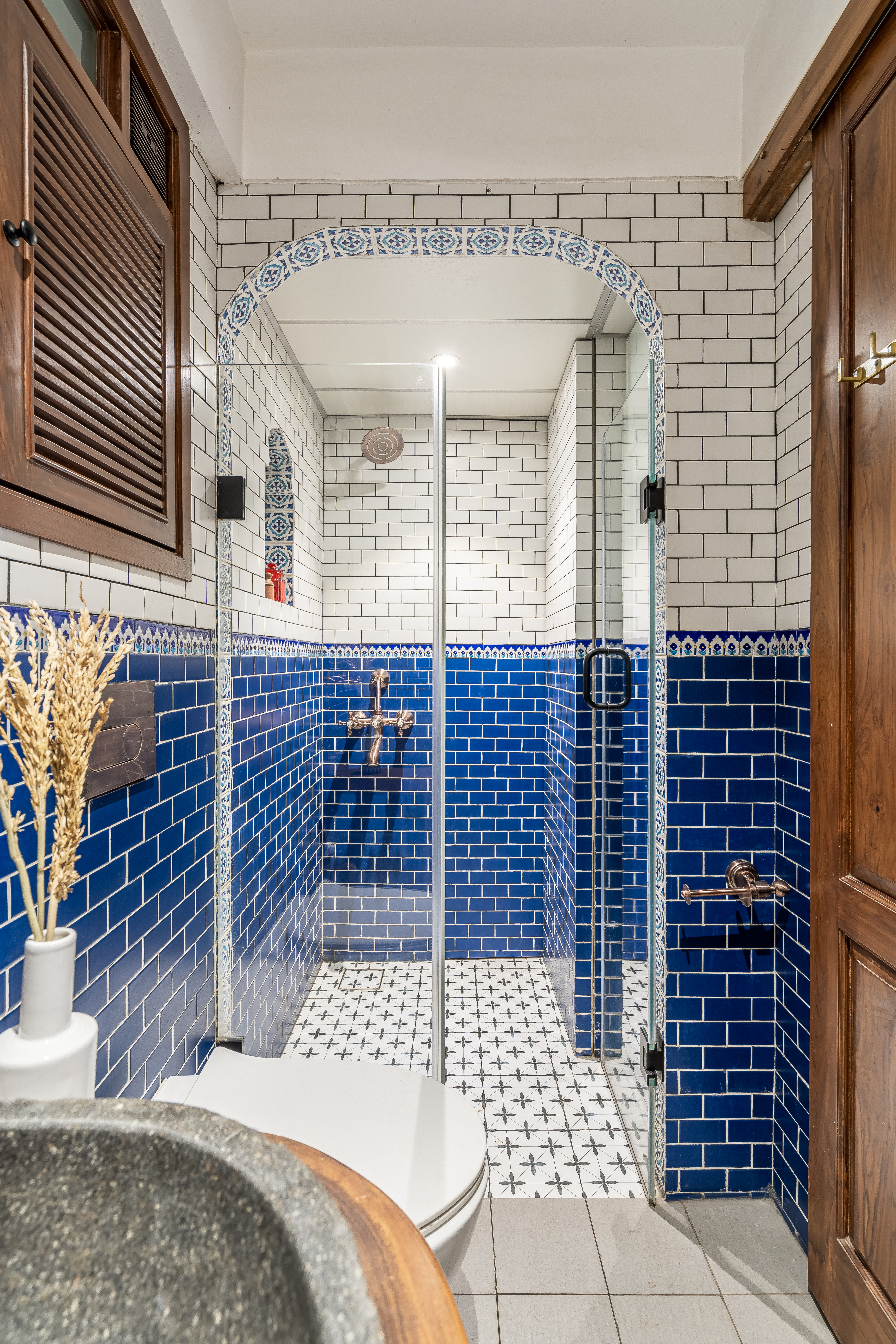 Bathroom detail — Sangath, Powai